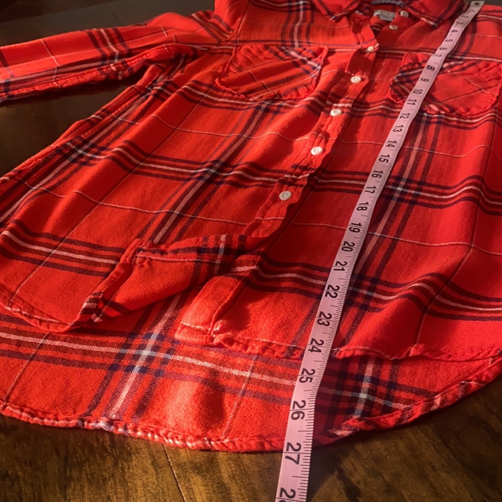 🍁Hello Fall 🍁 Soft Linen Button Down Flannel 🍁 - Picture 6 of 9
